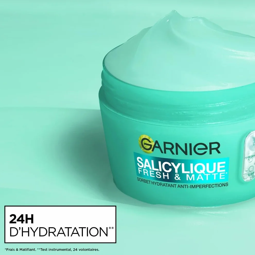 GARNIER Salicylique Crème Sorbet Hydratante Fresh & Matte 85 ml