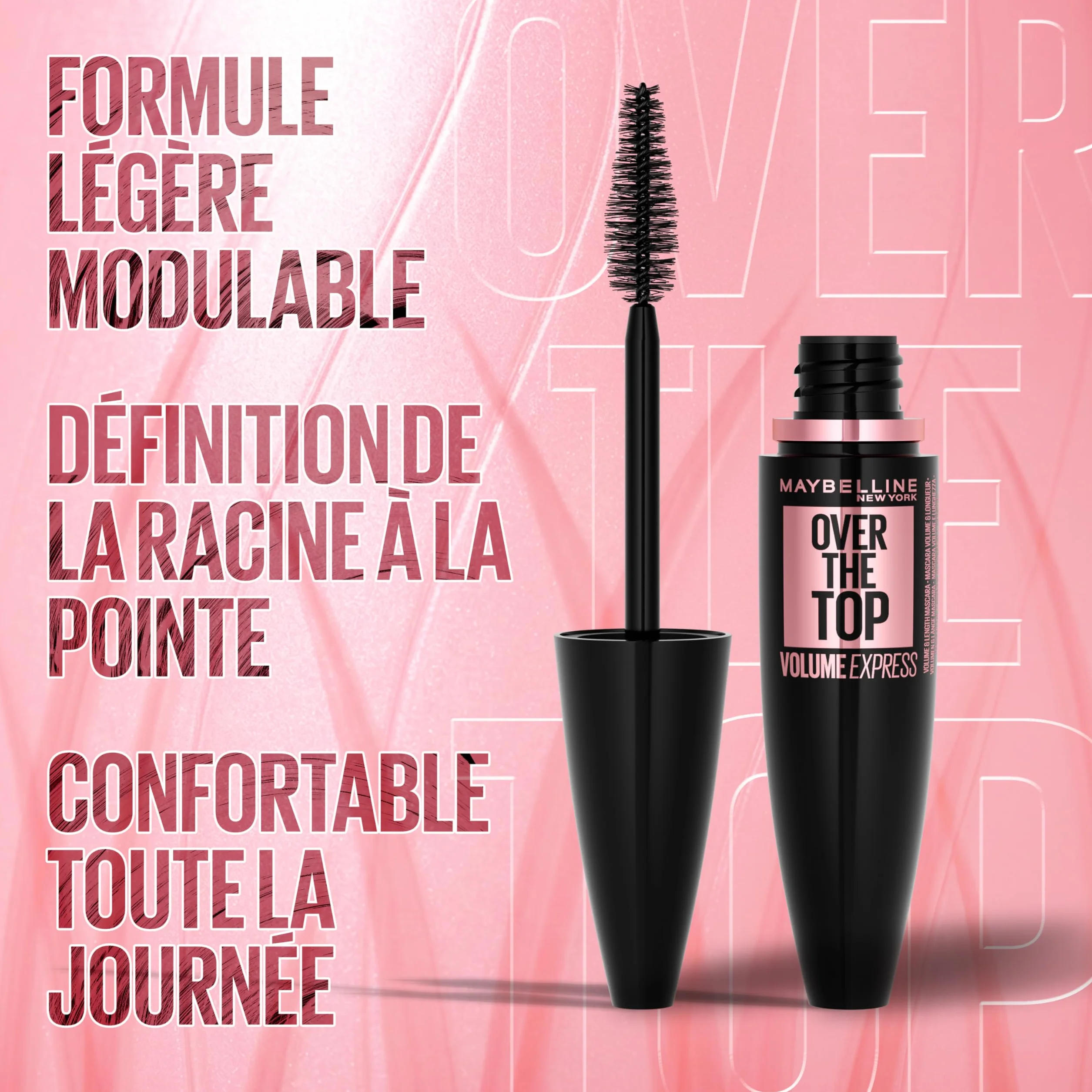 Maybelline New York Volum' Express Over The Top Mascara Longueur Noir