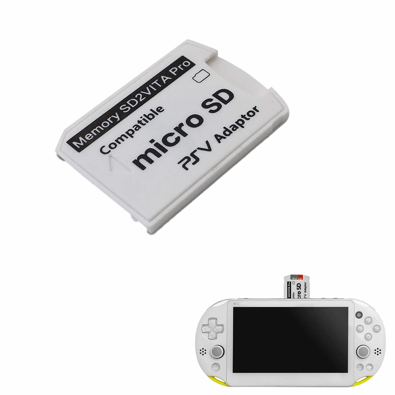 SD2vita Carte Mémoire Adaptateur PS Vita 1000 2000 Convertisseur