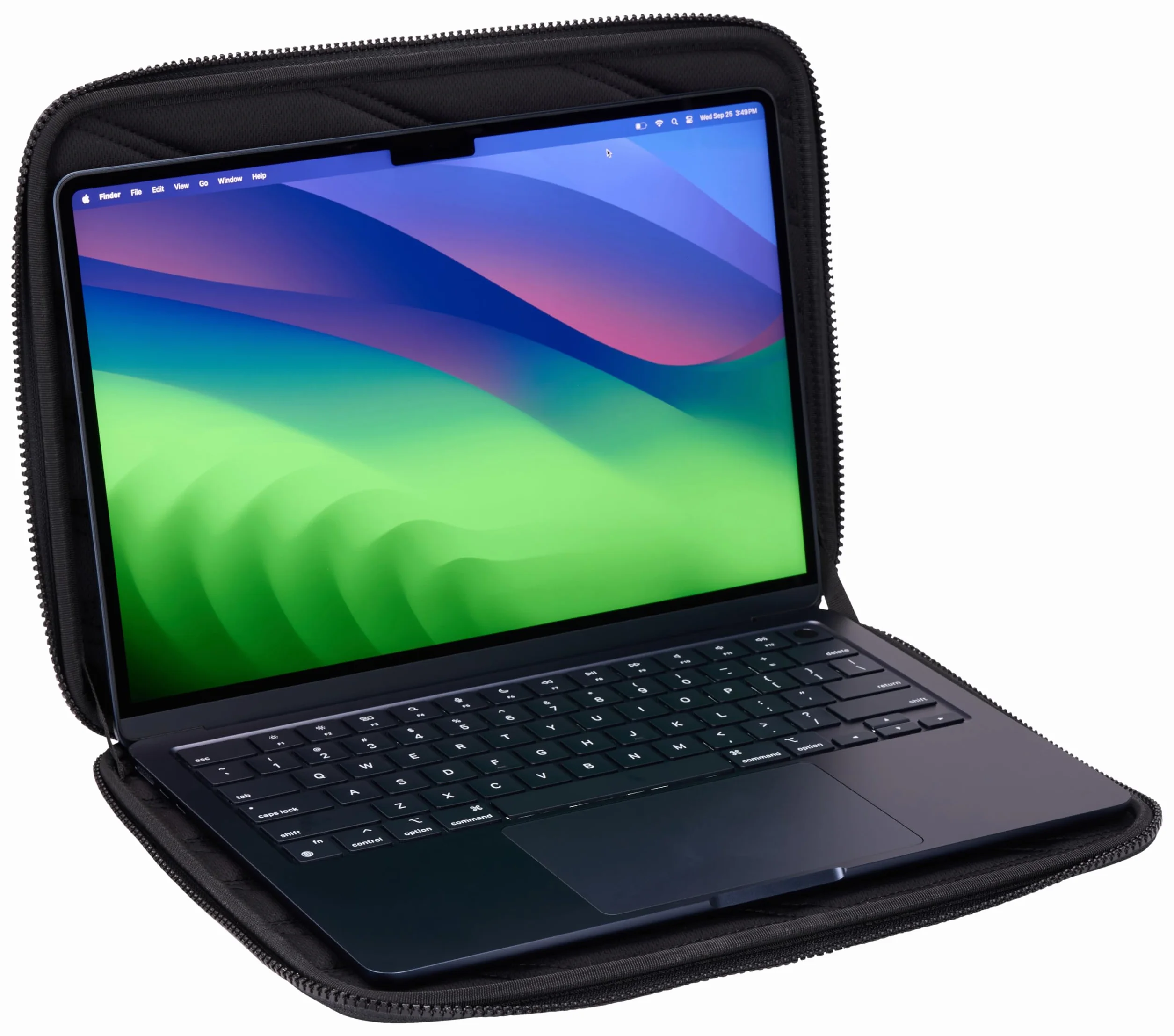 Thule Gauntlet Sleeve Housse de protection extérieure rigide avec intérieur rembourré compatible avec MacBook 14", pour éviter les rayures et les dommages