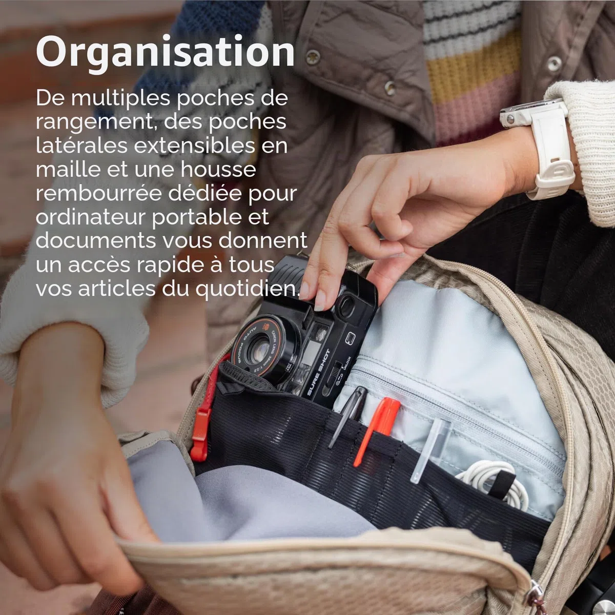 Osprey Tropos Sac à dos lifestyle, 32L, Black