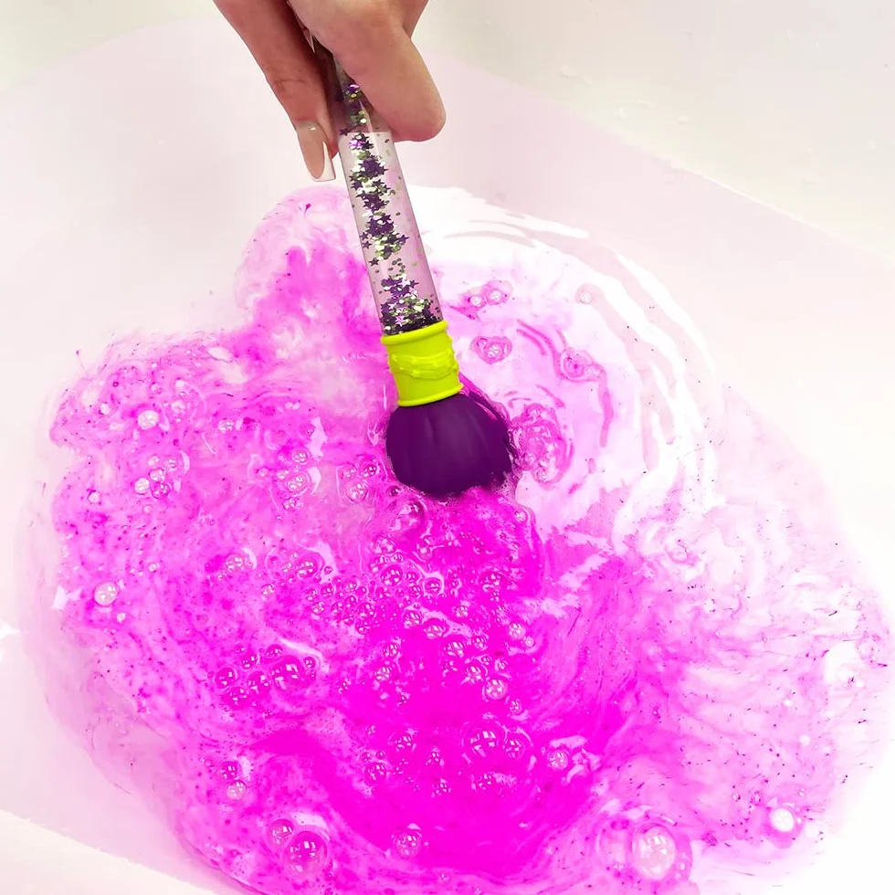 ZIMPLI Baff Bombz Magic Brush 4 Bombes de Bain Baguette Magique