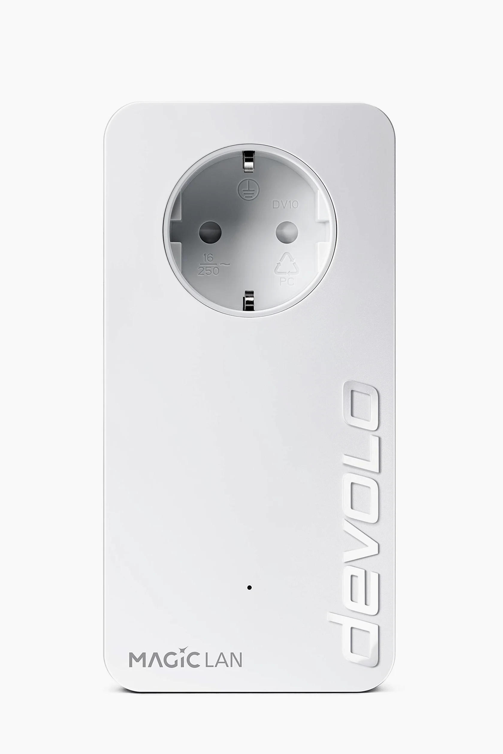 Devolo Magic 2 LAN Triple Adaptateur supplémentaire pour réseau Domestique Stable par câbles électriques, Technologie G.hn, 3 connexions LAN Gigabit, Blanc