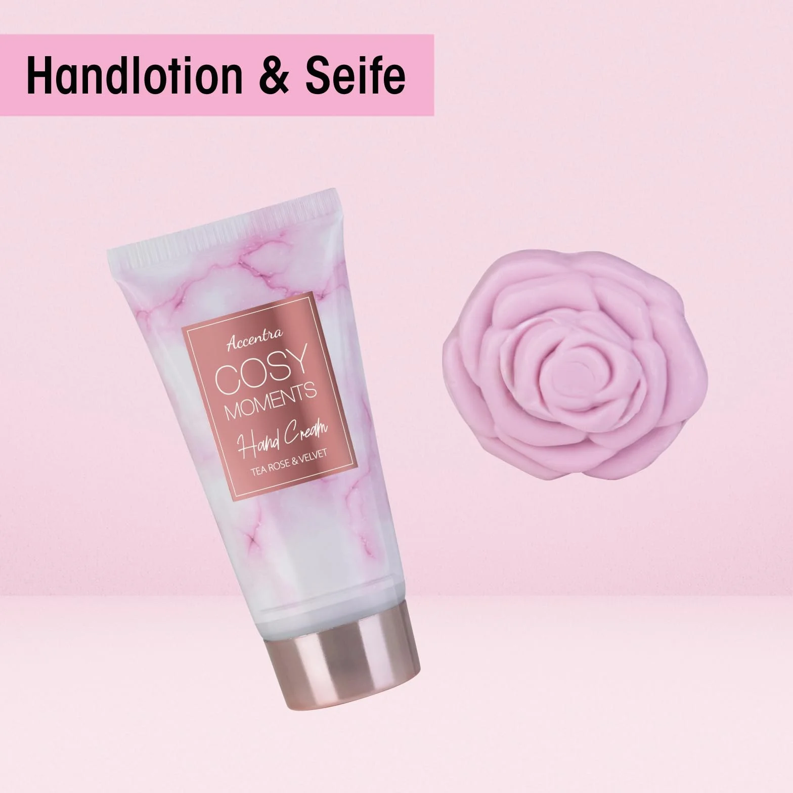 Accentra COSY MOMENTS Set de bain et de douche rose Coffret cadeau bien-être 7 pièces