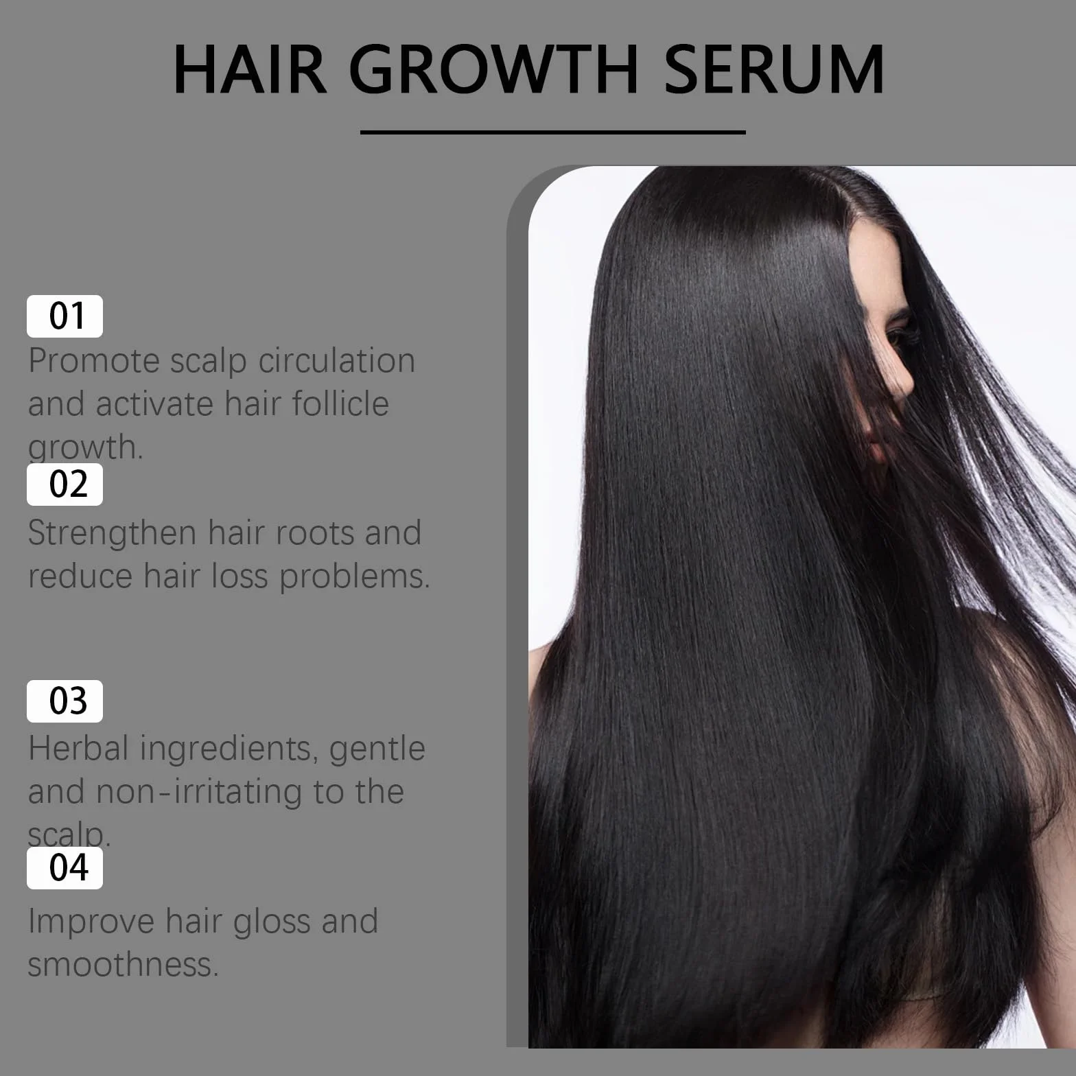 Huile Pousse Cheveux Anti-Chute Sérum Naturel Huile De Ricin Gingembre Booster Croissance Cheveux 30ml
