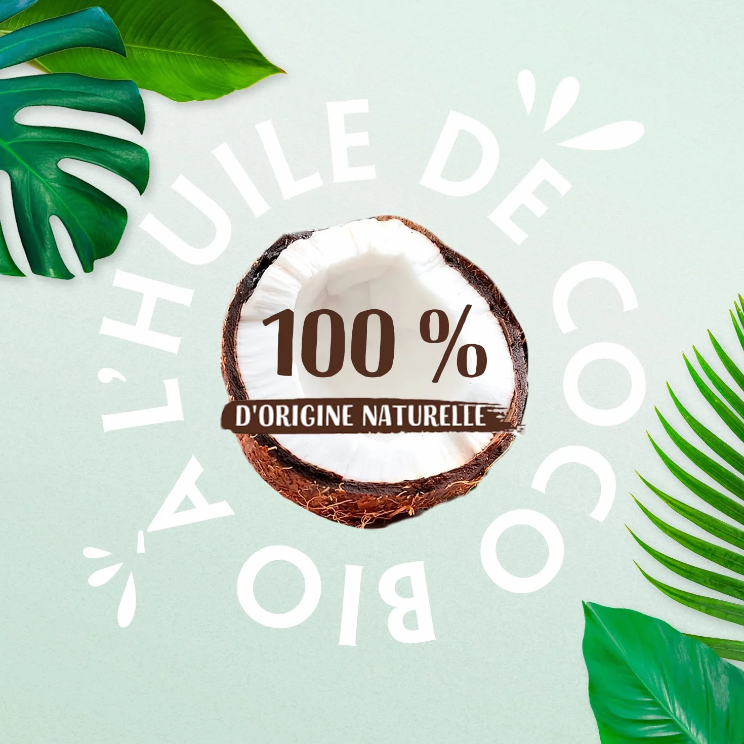 LOVEA Crème Pour Les Mains Huile De Coco Bio 75 ml Peaux Sèches