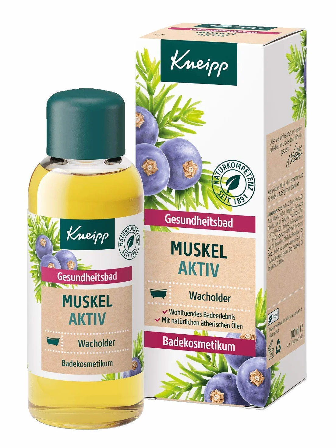 Kneipp Bain de santé actif pour muscle genévrier 100 ml
