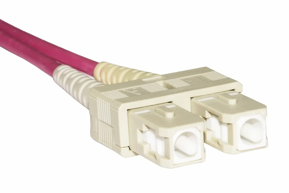 LINK Câble fibre optique LC A SC multimode Duplex OM4 50/125 m 50 m