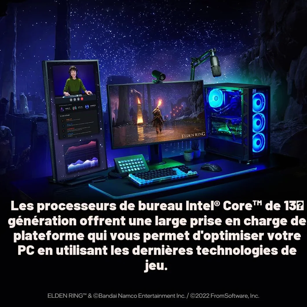 Intel Core i5-13600KF Processeur PC Bureau 14 Cœurs 24 Mo Cache 5,1 GHz