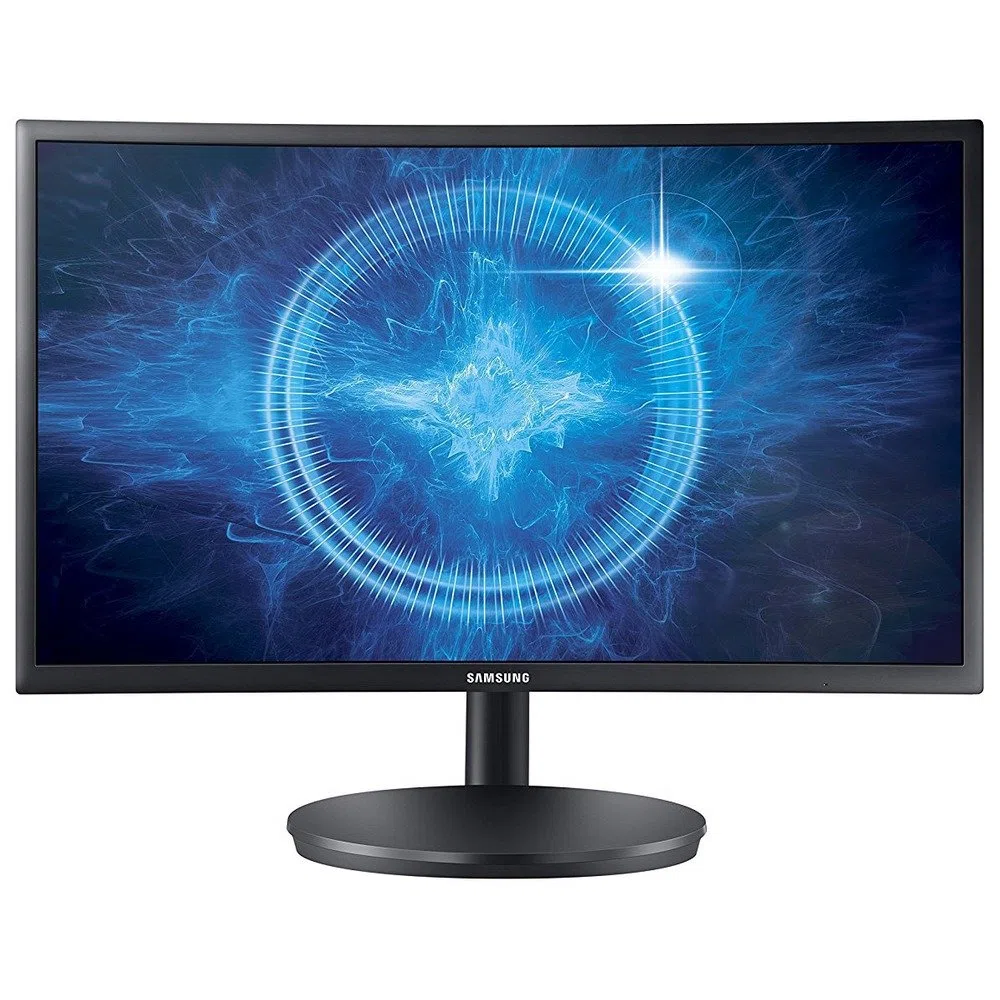 Samsung - C24FG70F - Ecran Incurvé Gaming - Dalle VA - 24 Pouces - (1920 x 1080, 1ms(MPRT), 16:9, 2 ports HDMI) - Bleu Foncé