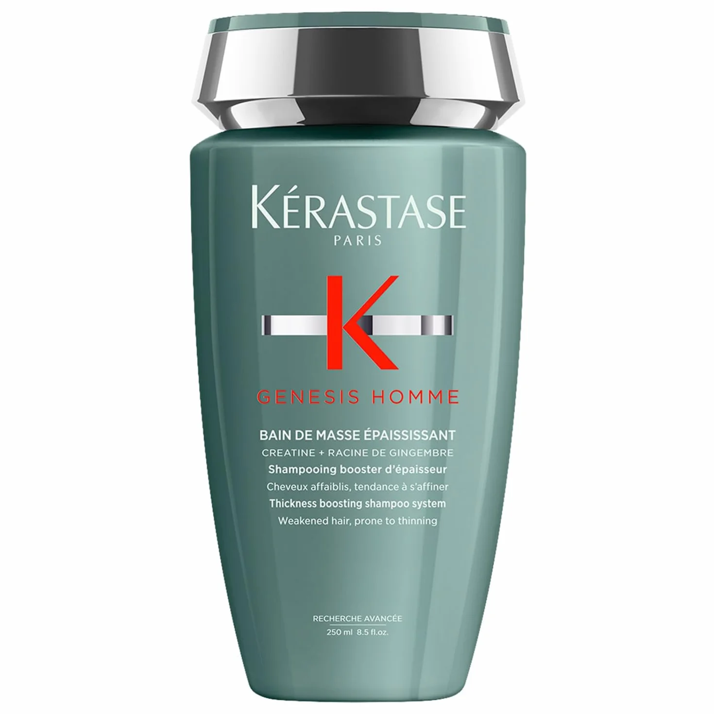 KERASTASE Genesis Homme Shampoing Triple Action Cheveux Cuir Chevelu Barbe 250 ml