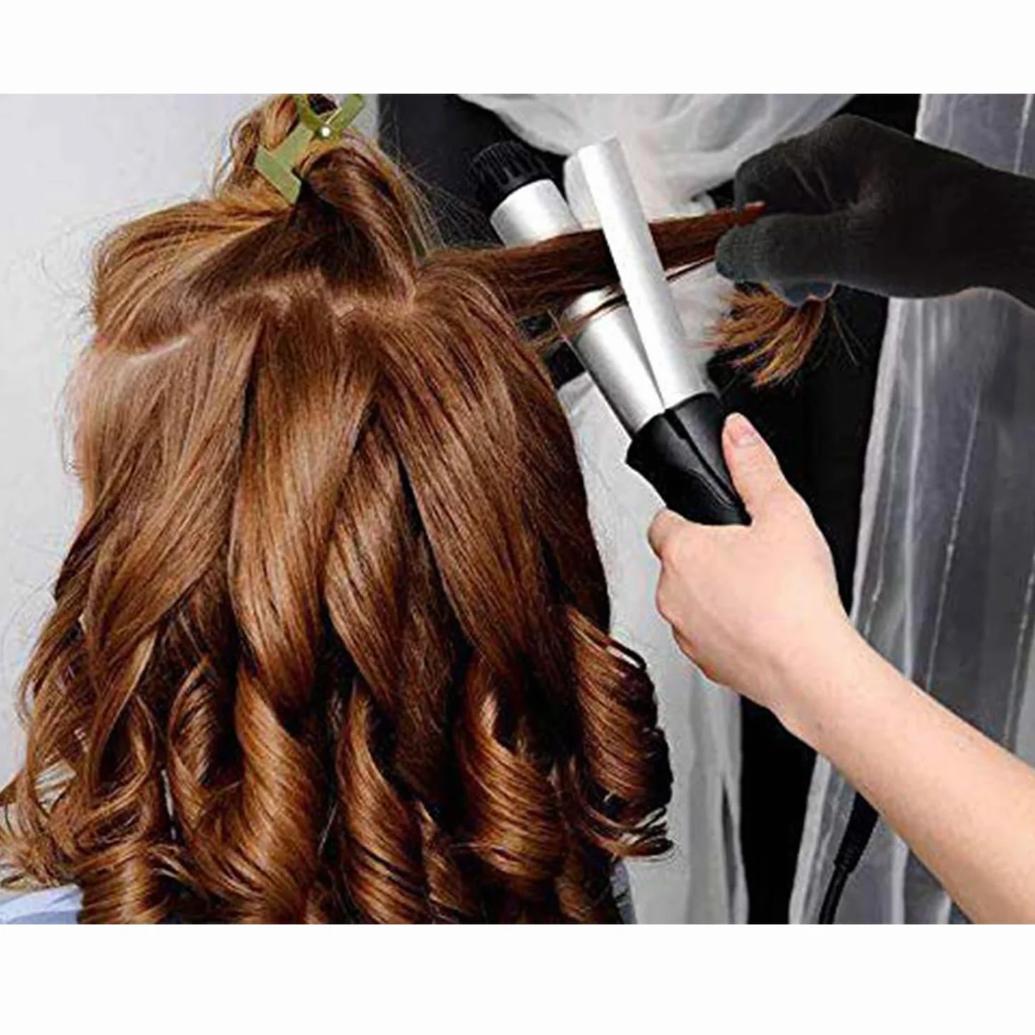 Gants Professionnels Résistants à la Chaleur Lot de 2 - Anti Chaleur Coiffeur Extensible