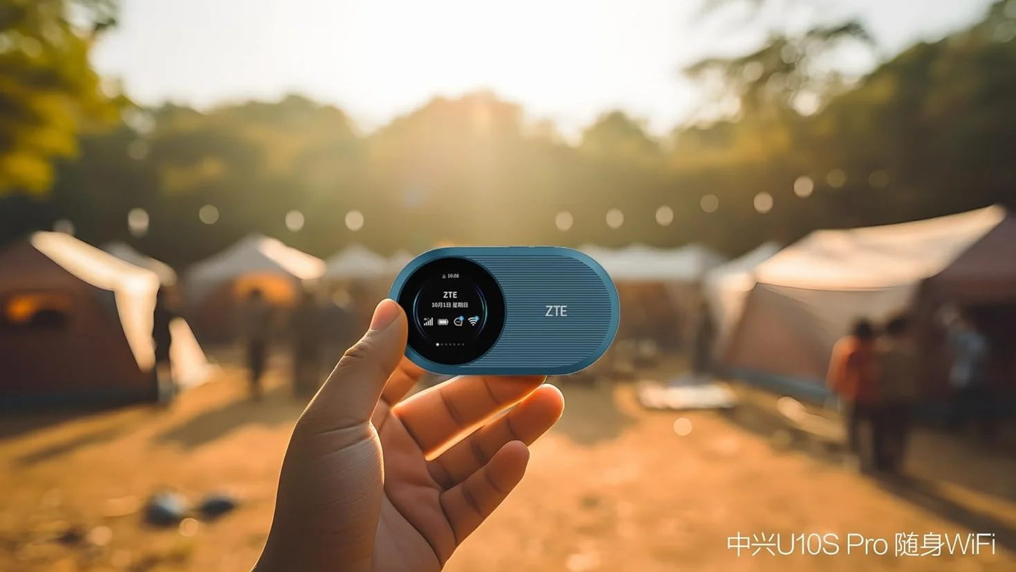 ZTE U10S Pro Blue 4G+LTE Mobile Wi-Fi 6 Portable débloqué connecte 32 appareils 3000 mAh autonomie 10 Heures