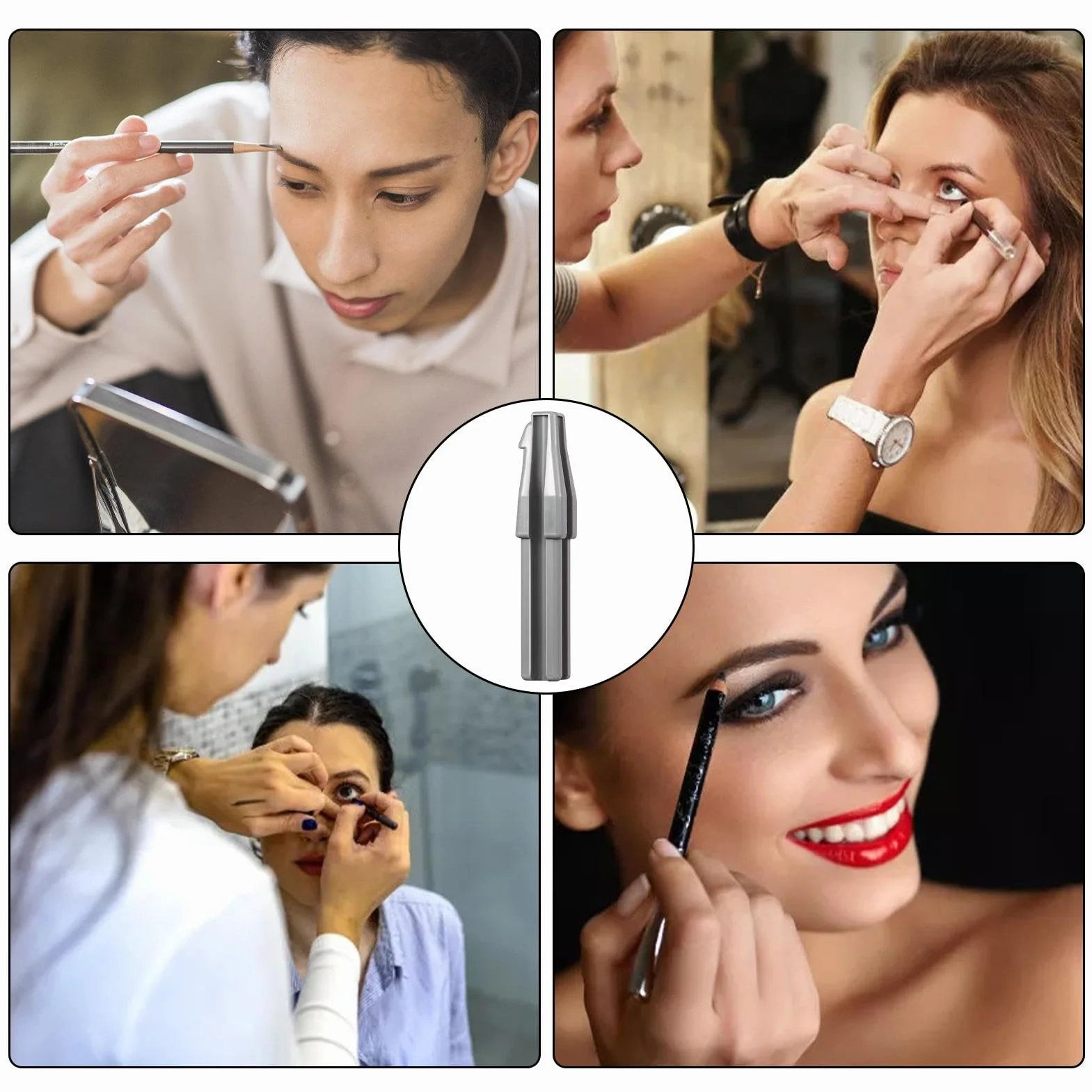 Taille-crayon de maquillage pour les yeux | Crayon façonneur pour sourcils Portable