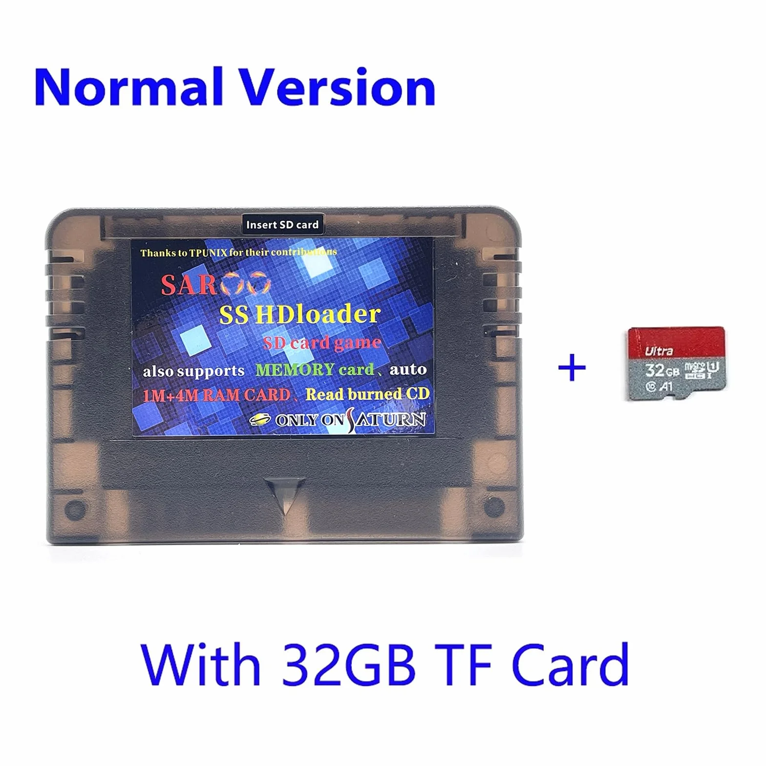 SAROO SS HDloader szybka karta do gier do Saturn kompatybilna z SD TF karta pamięci 32GB