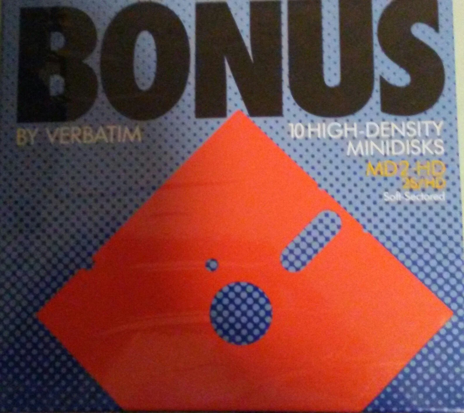 Verbatim Data Life Lot de 10 disques MD2-HD 14,3 cm
