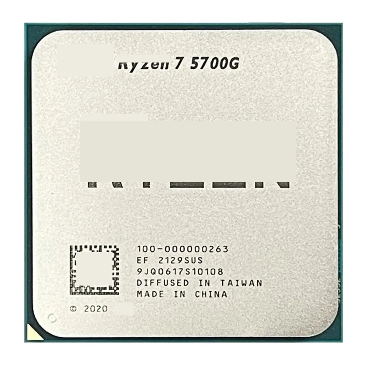 Processeur r-yzen 7 5700G 4,6 GHz 8 cœurs 16 Threads R7 5700G L3 = 16 M 7NM Socket AM4 DDR4 processeur 65 W mais sans Refroidisseur