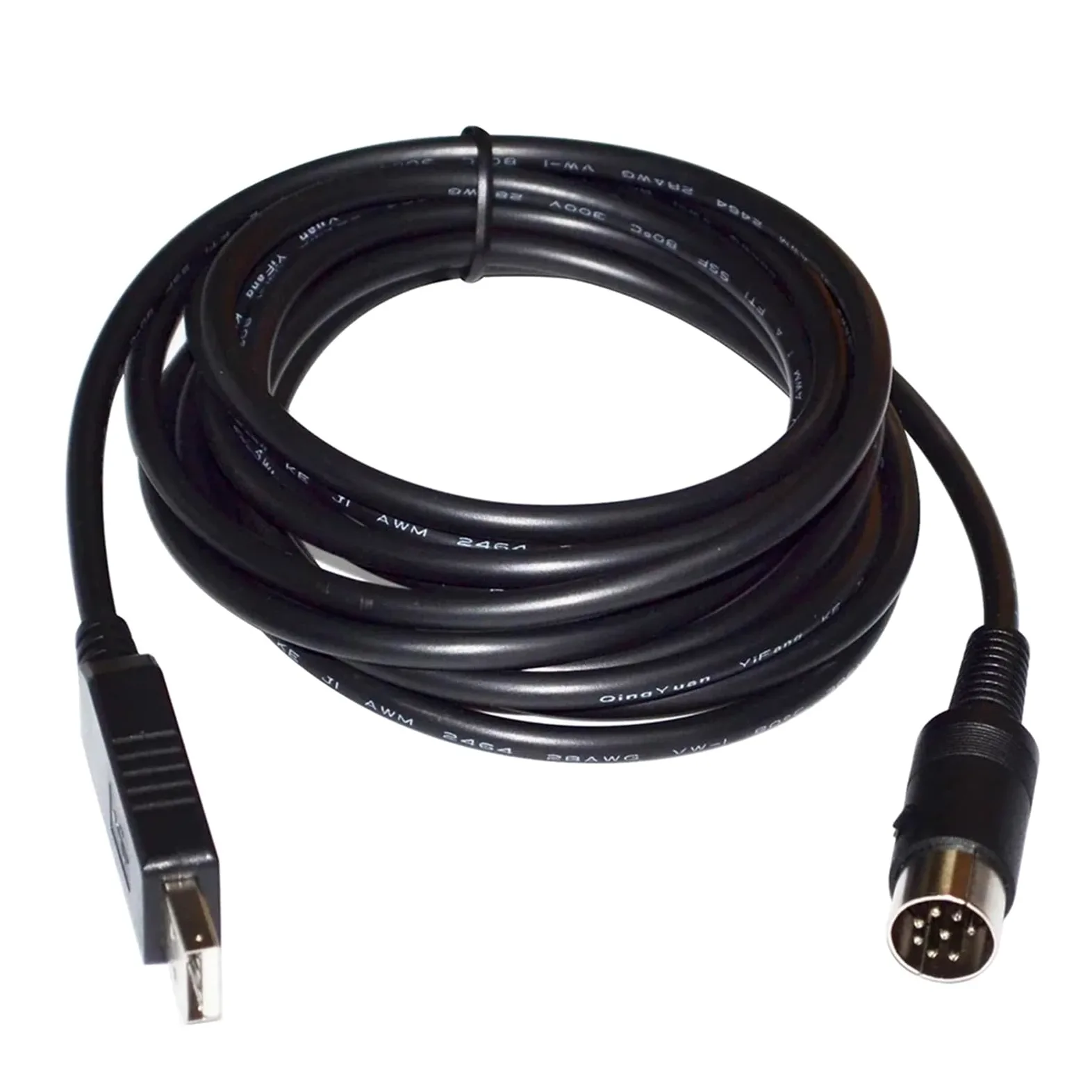 Adaptateur USB RS232 À 8 Broches DIN CONVERTISSEUR CÂBLE DE Communication SÉRIE(3 metres)
