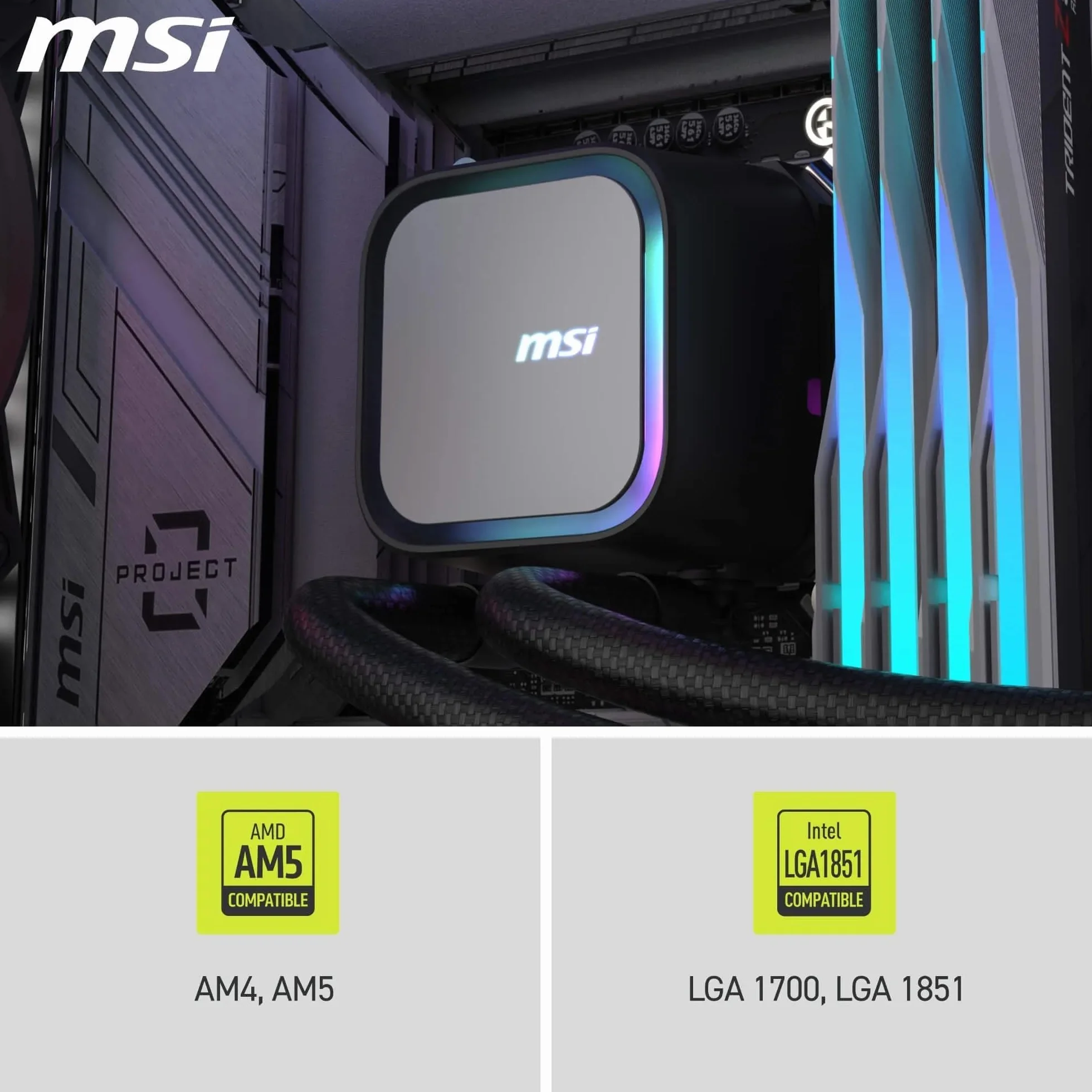 MSI MAG CORELIQUID A13 360 Watercooling AIO ARGB CycloBlade 7 Split-Flow Radiateur