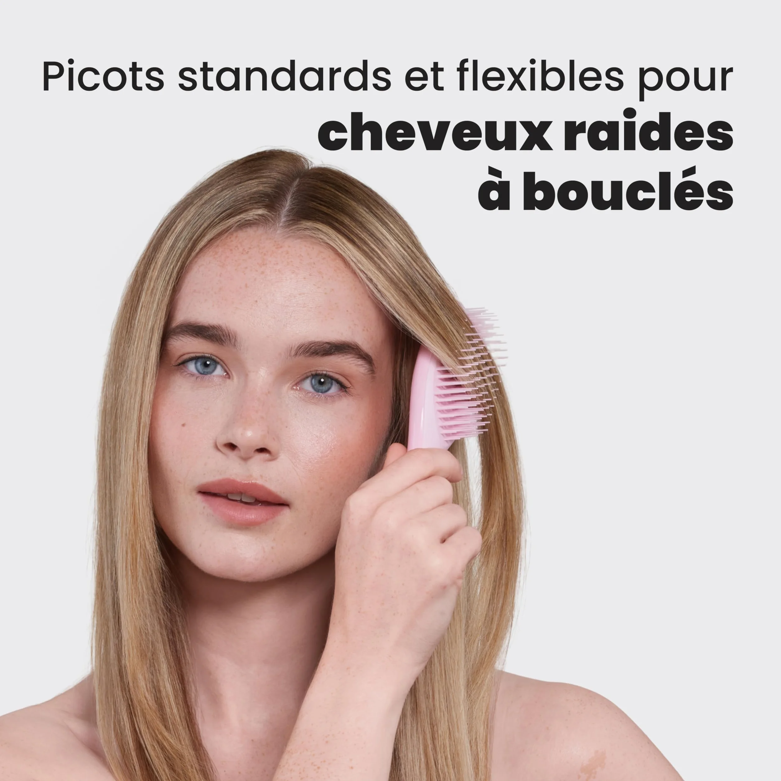Tangle Teezer Mini Ultimate Detangler Brosse à Cheveux Démêlante Cheveux Secs Mouillés Rose Millennial