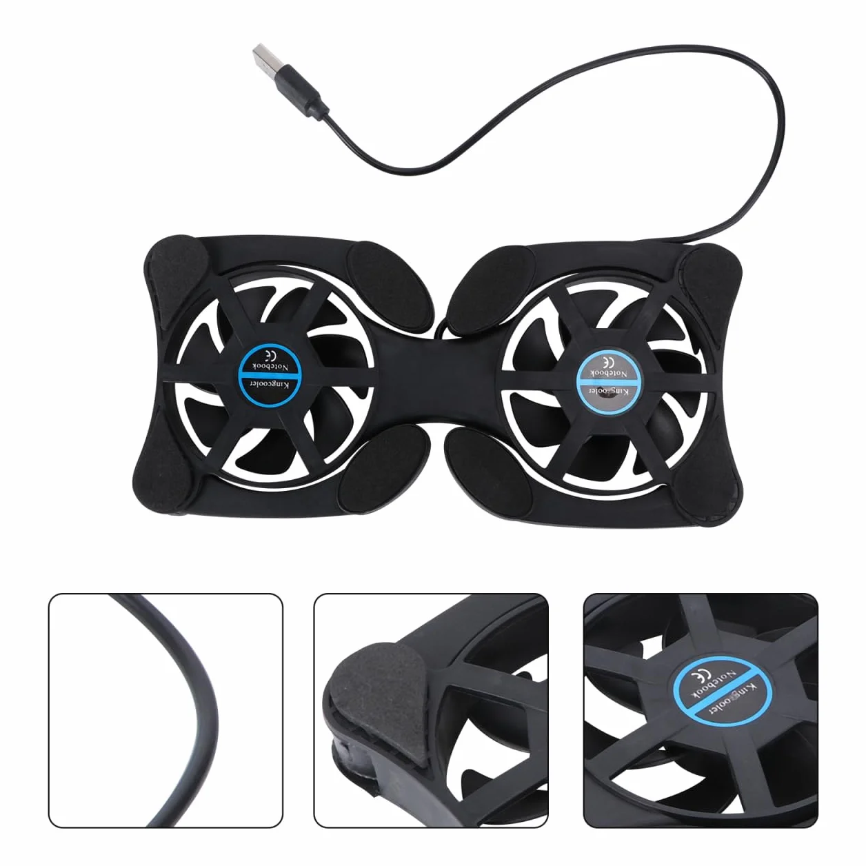 OSALADI Tapis de refroidissement ventilateur USB pour ordinateur portable