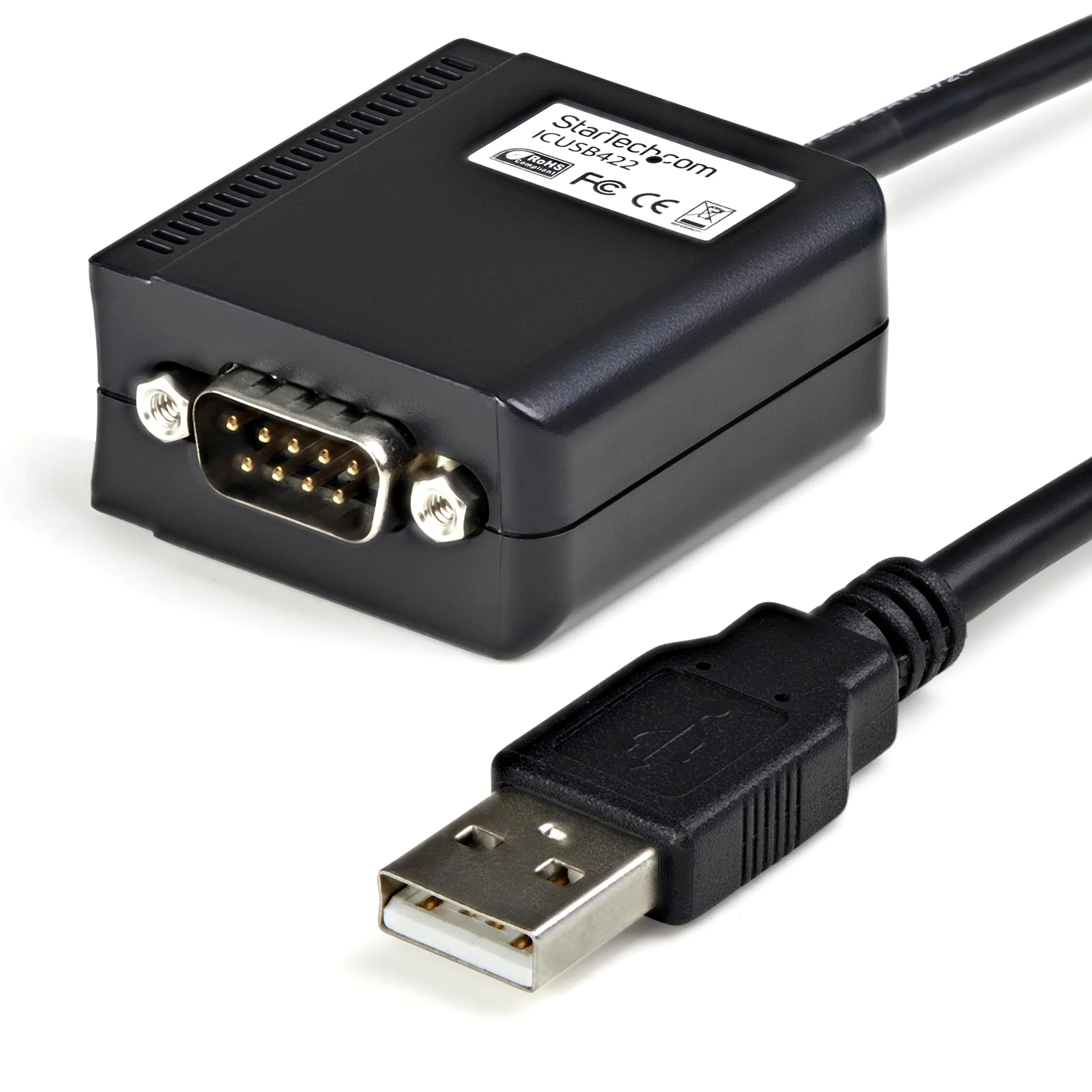 StarTech.com Câble Adaptateur Professionnel de 1.80m USB vers RS422/485 - Mémorisation de Port COM (ICUSB422) | Convertisseur USB vers RS422, Professionnel, FTDI, Alimenté par USB, Compact, 1 Port
