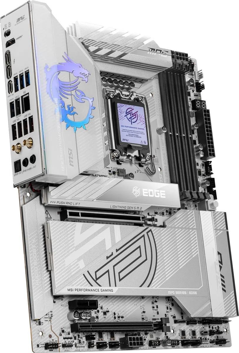 MSI MPG Z890 EDGE TI WIFI Z890 Chipset Carte mère ATX MB6584