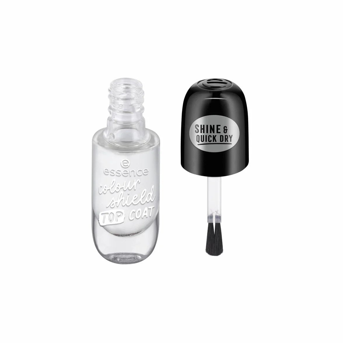 Essence Colour Shield Top Coat Protecteur de Couleur Longue Durée Brillant Translucide 8ml