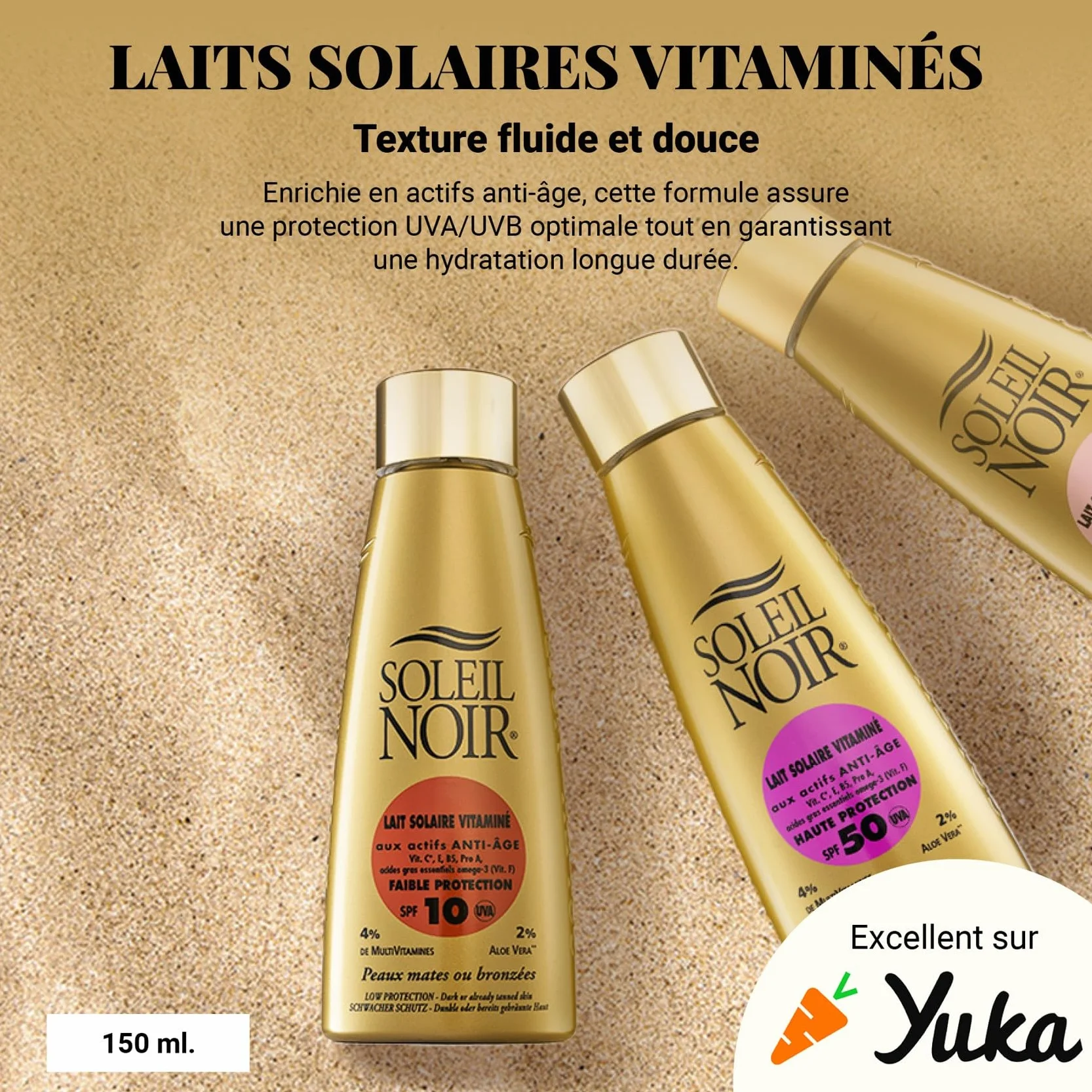 Soleil noir crème vitaminé bronzage intense 20ml