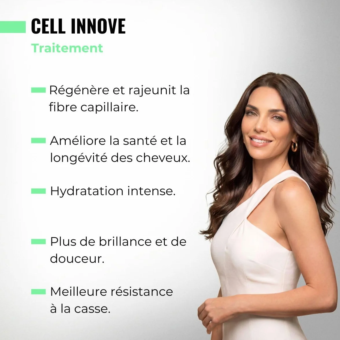Cell Innove Set de Soins Capillaires Régénérants Shampooing Masque Sérum Cheveux Cellules Souches Végétales 550 ml