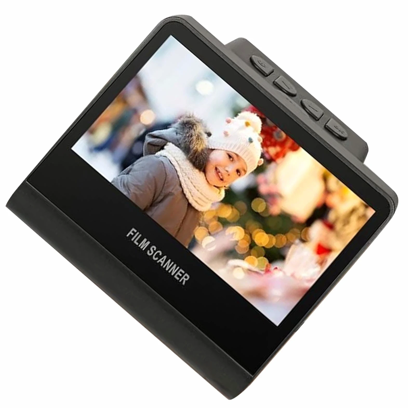 Garsent Scanner de Film Numérique Haute Résolution 22 MP, écran LCD 5 Pouces, Mémoire 16 Go, Convertit Les Diapositives Monochromes Négatives Noires en Photos JPEG pour L'édition du Scanner de Film