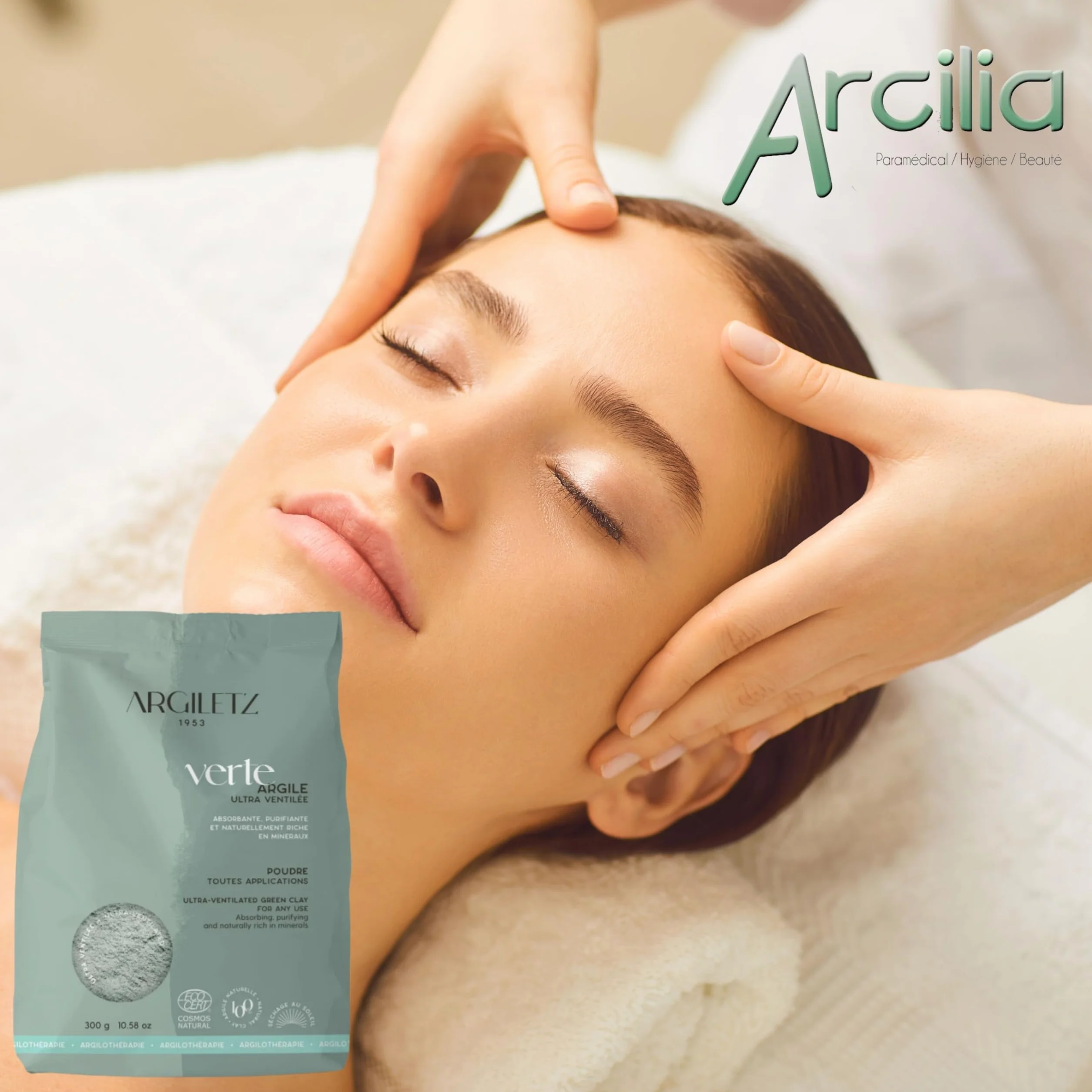 Argiletz Argile Verte Poudre Ultra Ventilée 300g