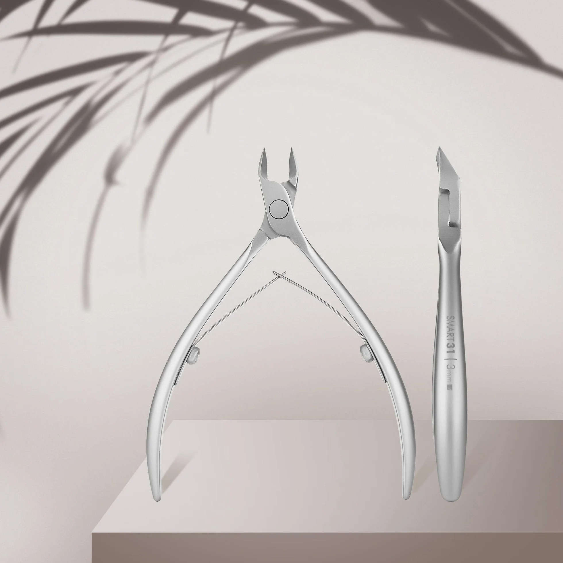 Pince professionnelle pour cuticules 3 mm Acier inoxydable STALEKS PRO Natury Nails Smart 30-3mm