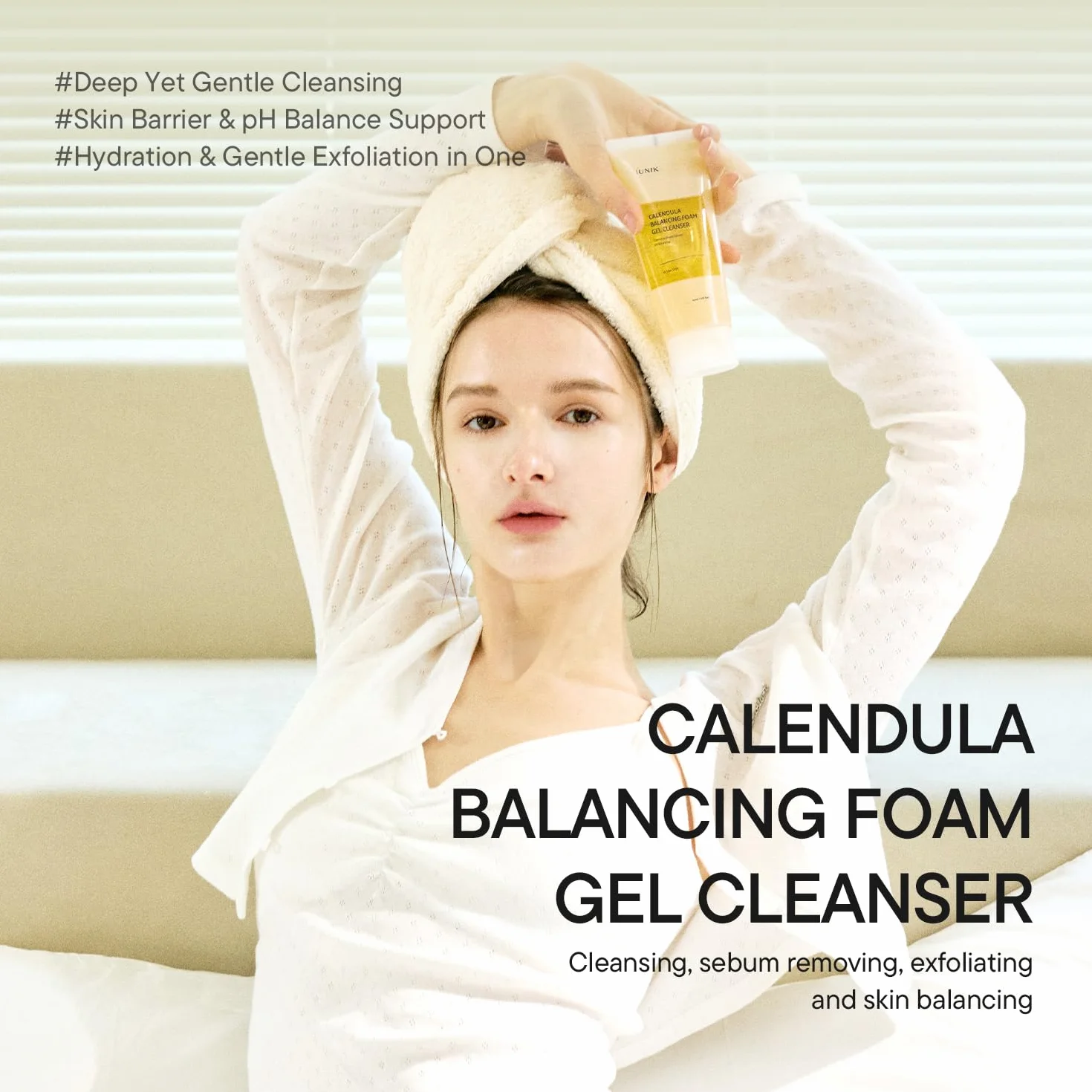 IUNIK Gel Nettoyant Calendula 150 ml