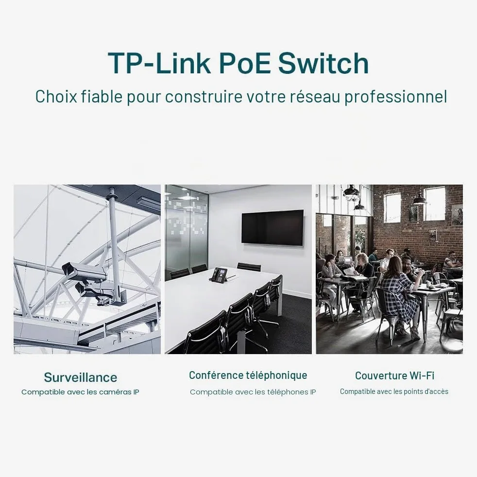 TP-Link Easy Smart Sg1428pe - Switch - Smart - 24 X 10/100/1000 (poe+) + 2 X 10/100/1000 - An Rack Montierbar - Poe+ (250 W) - Ac 100 - 240 V (sg1428