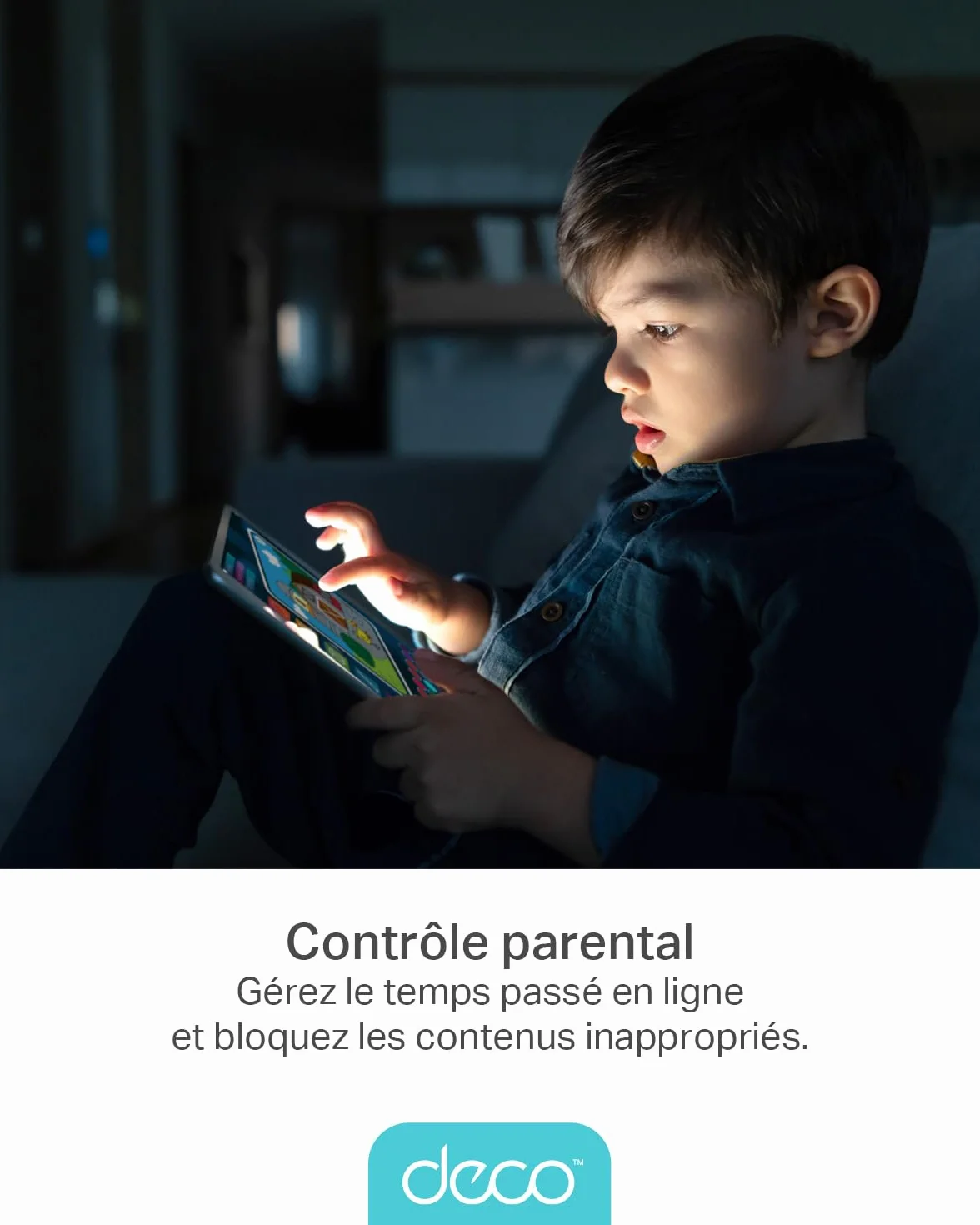 TP-Link Deco M4 Système WiFi Mesh 3-pack - Contrôle parental, ports Ethernet Gigabit, couverture 370m², Blanc
