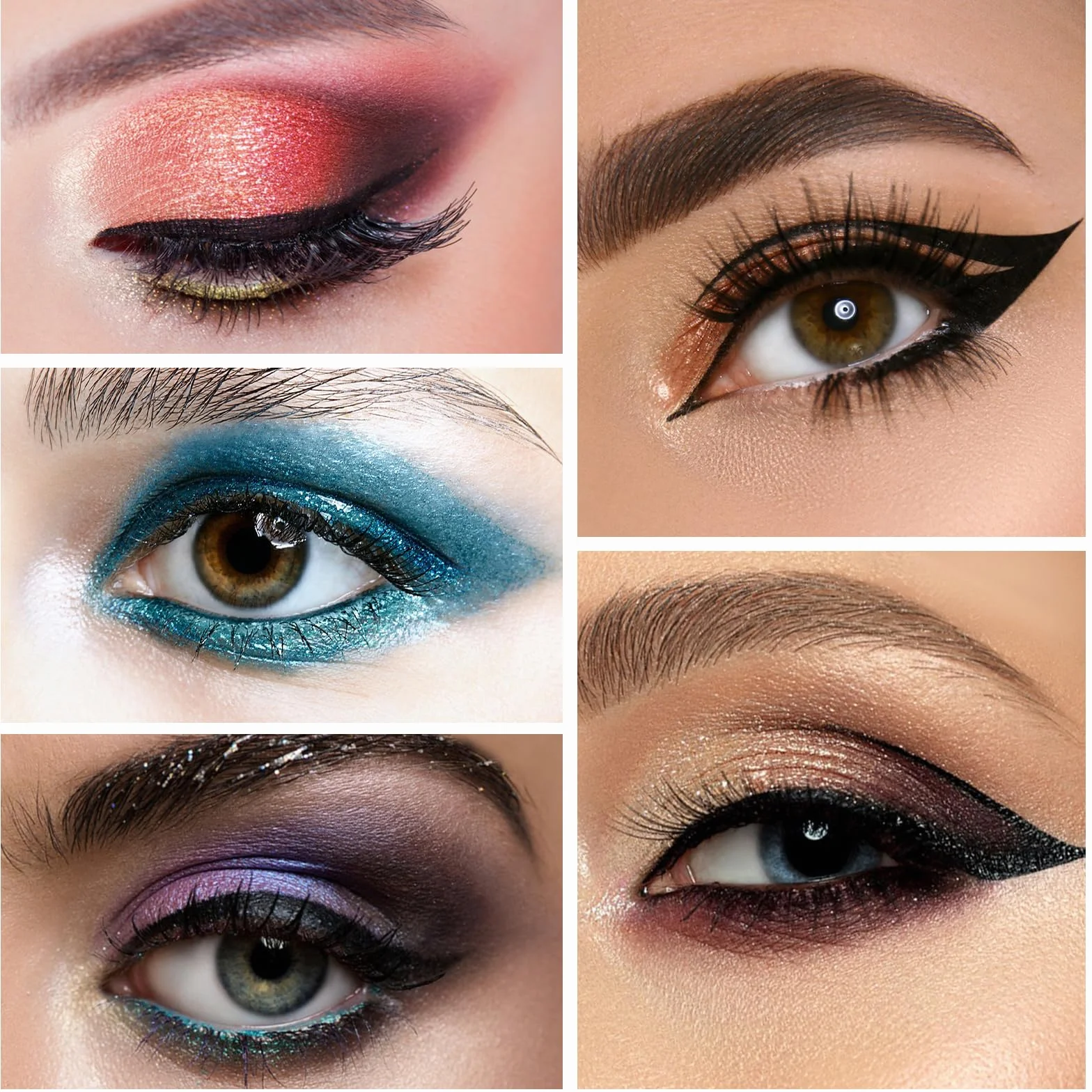 Pinceaux À Sourcils Lot De 3 Pinceau Biseauté Fin Poils Synthétiques Sans Cruauté