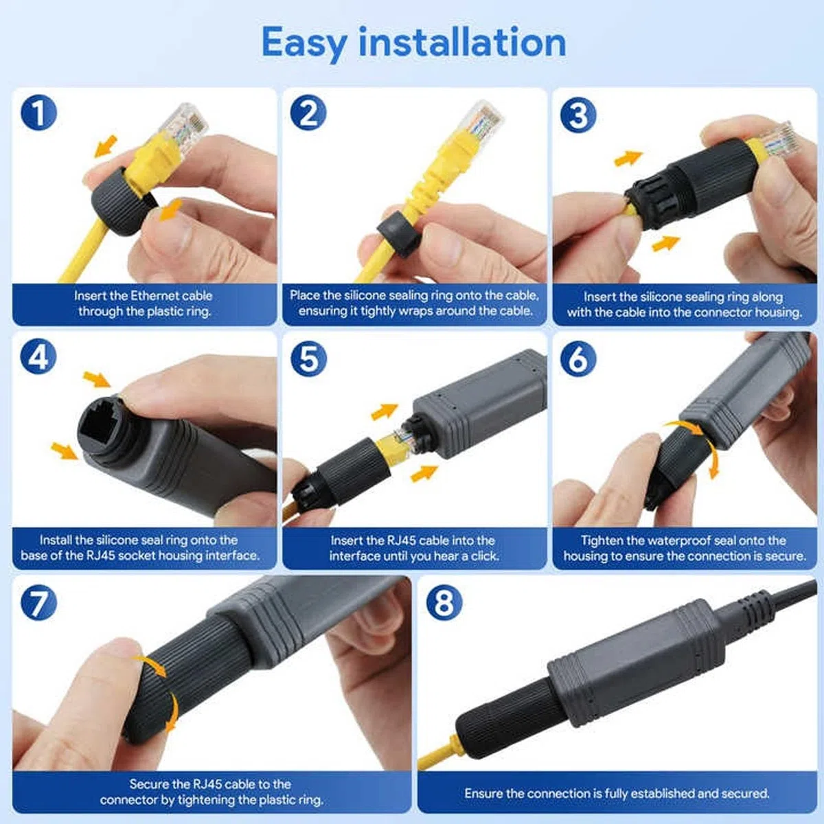Injecteur PoE 5 en 1, ABS Durable pour Mini Kit d'antenne Satellite Internet, Puissance de Sortie 150 W, Connexion Haut Débit pour Une Intégration Flexible d'appareils