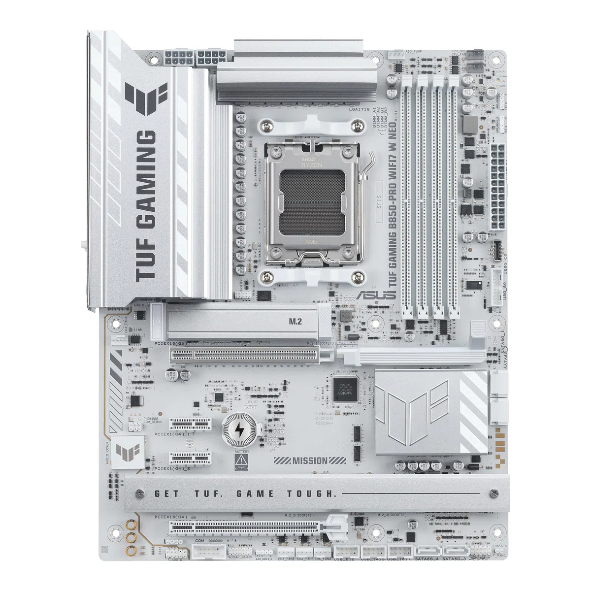 Asus Tuf Gaming B850-Pro Wifi 7 W Neo Mainboard Amd Am5 Atx Ddr5 Bis 256 gb