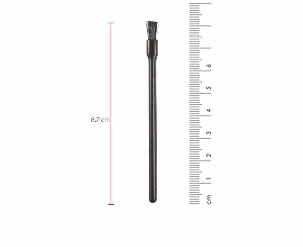 100 Pièces Pinceaux à Lèvres Jetables Kits d'Outils Maquillage Noir