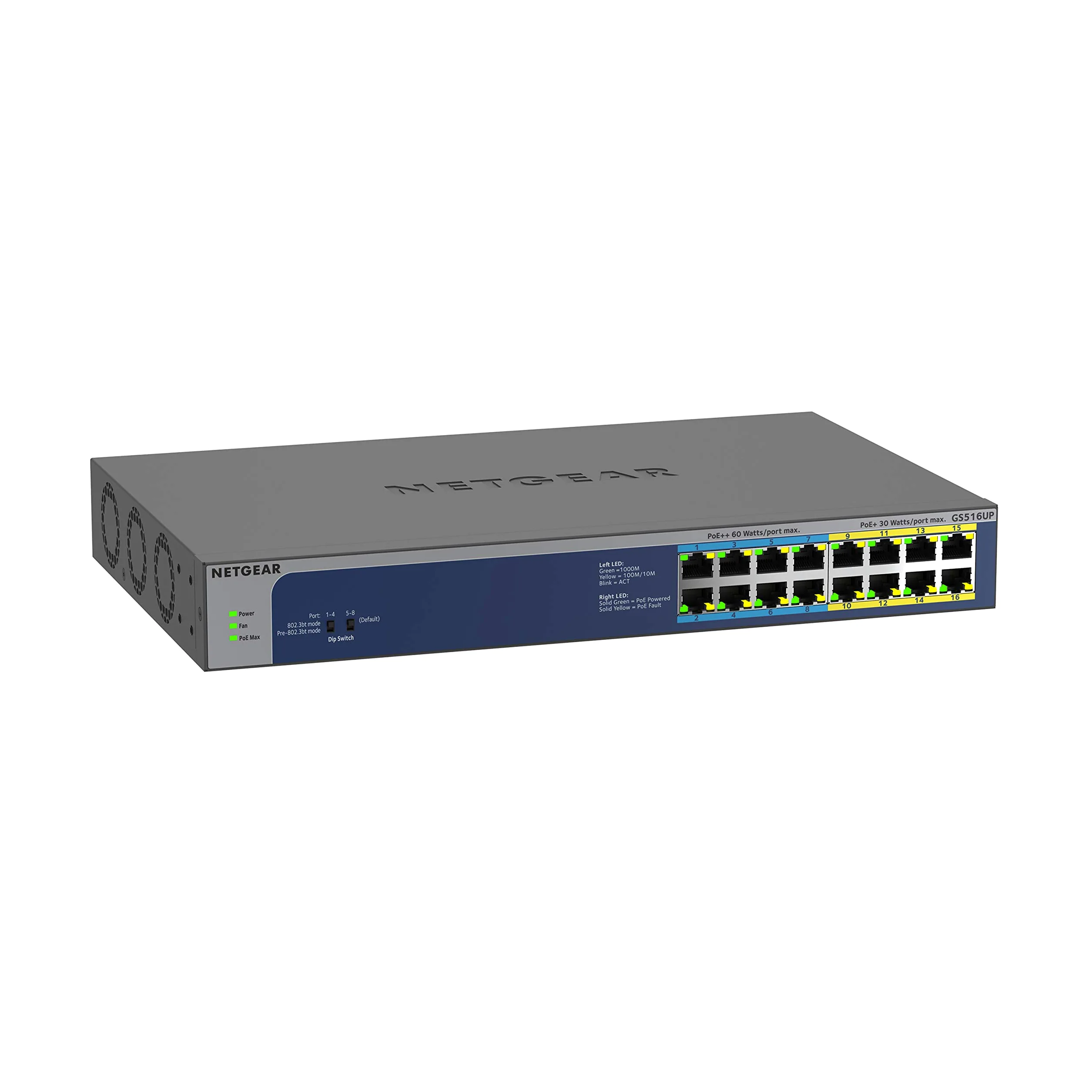 NETGEAR 16-Port Gigabit Ethernet Unmanaged Ultra60 PoE++ Switch