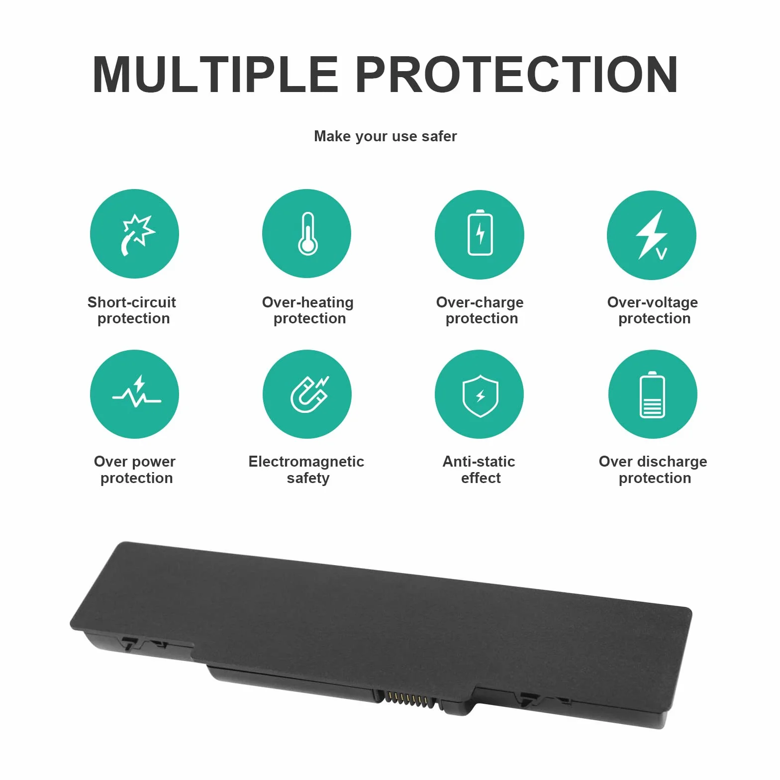 Batterie 5200mAh pour Aspire 4732Z 5332 5334 5516 5517 5532 5732Z 5734Z AS09A31 AS09A41 AS09A61 AS09A36 AS09A56 AS09A70