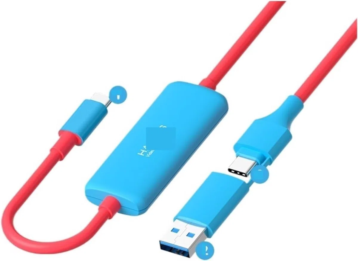 Carte de capture vidéo USB 3.0 avec 100 W PD USB C vers USB A/USB C Live and Record Video Audio Game pour Quest 2 3 Sw*Itch ROG (version PD)