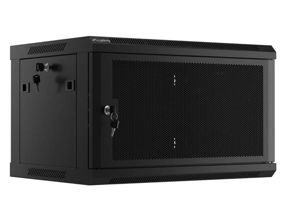 Lanberg 19" Rackmountable Einbauschrank 600x450 Schwarz - Rack (wf01-6406-23b)