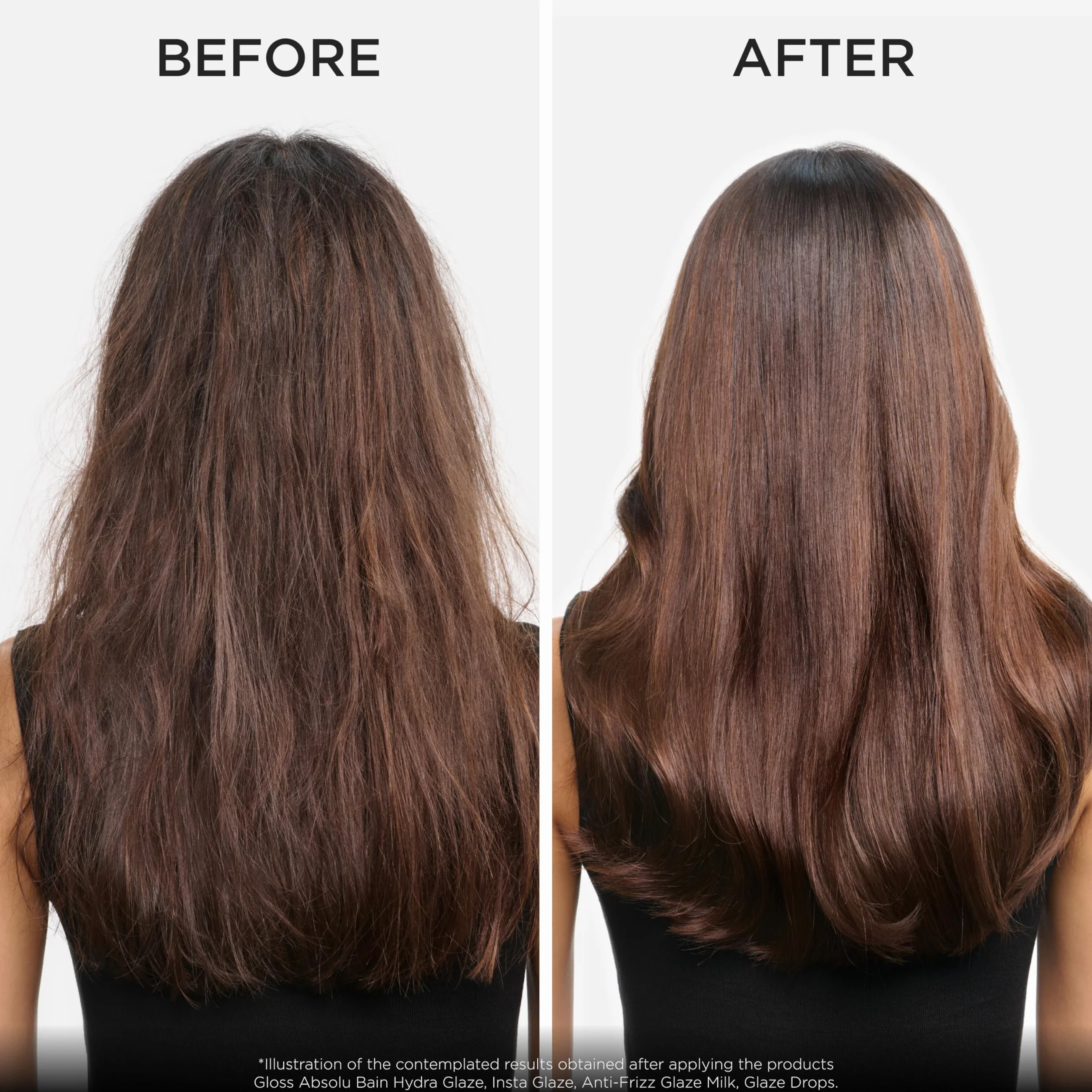 KÉRASTASE Gloss Absolu Fondant Insta Glaze Après-Shampoing Brillance Cheveux Ternes Acide Hyaluronique Acide Glycolique Rose Sauvage Cheveux Longs Frisottis