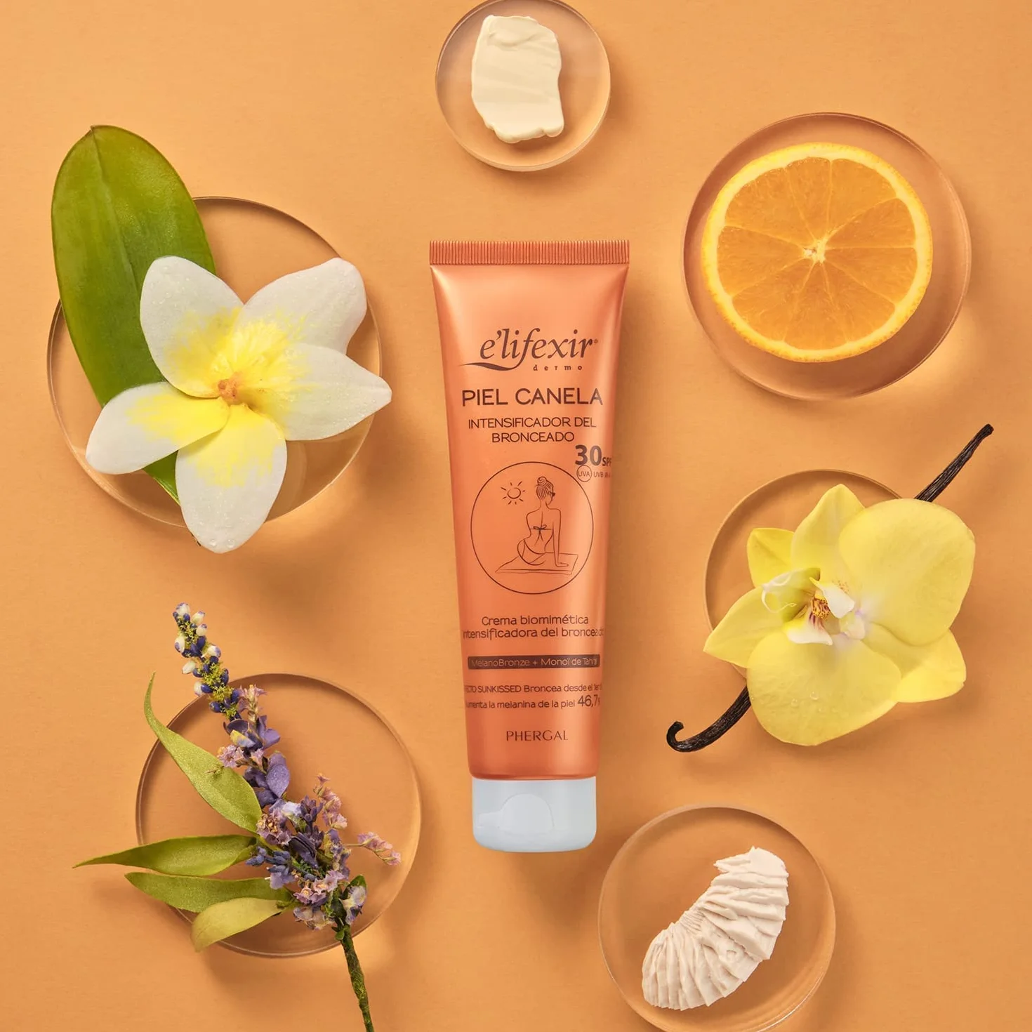Elifexir Piel Canela Gel Accélérateur de Bronzage SPF30 Waterproof 150ml