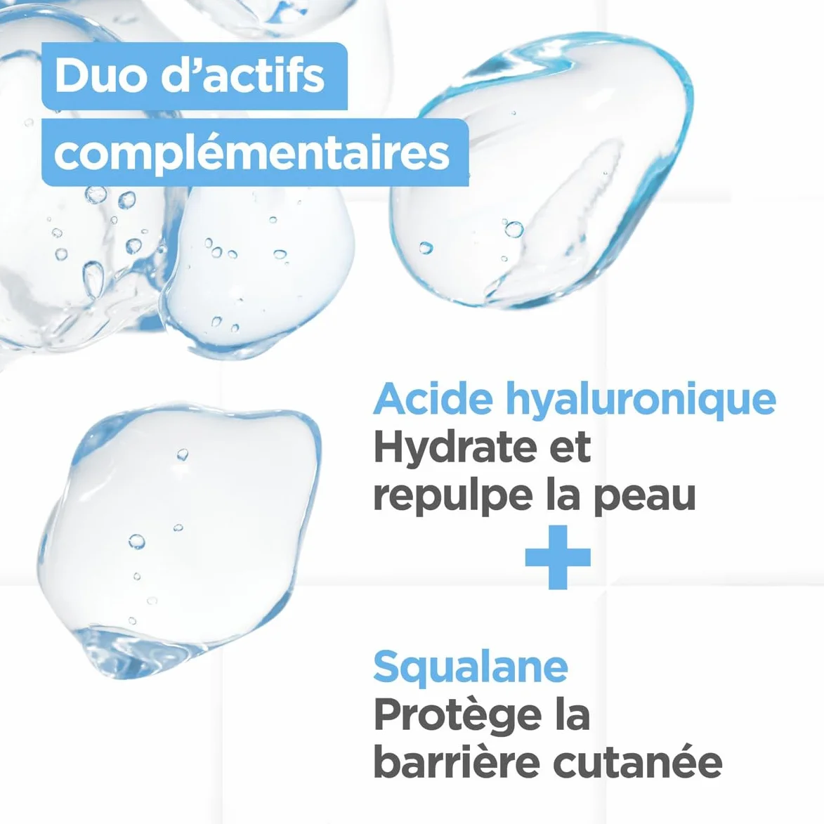 Mixa Nettoyant Confort Anti-Sécheresse Squalane Acide Hyaluronique Peaux Déshydratées Sensibles 150 ml
