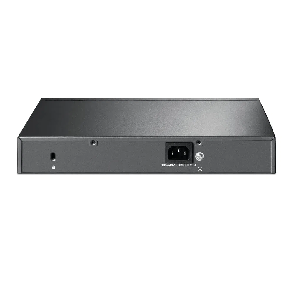 TP-Link TL-SG2210MP JetStream 10-Port Gigabit Smart Switch with 8-Port PoE+, 2 SFP slots (150 W, Rackmount), Black