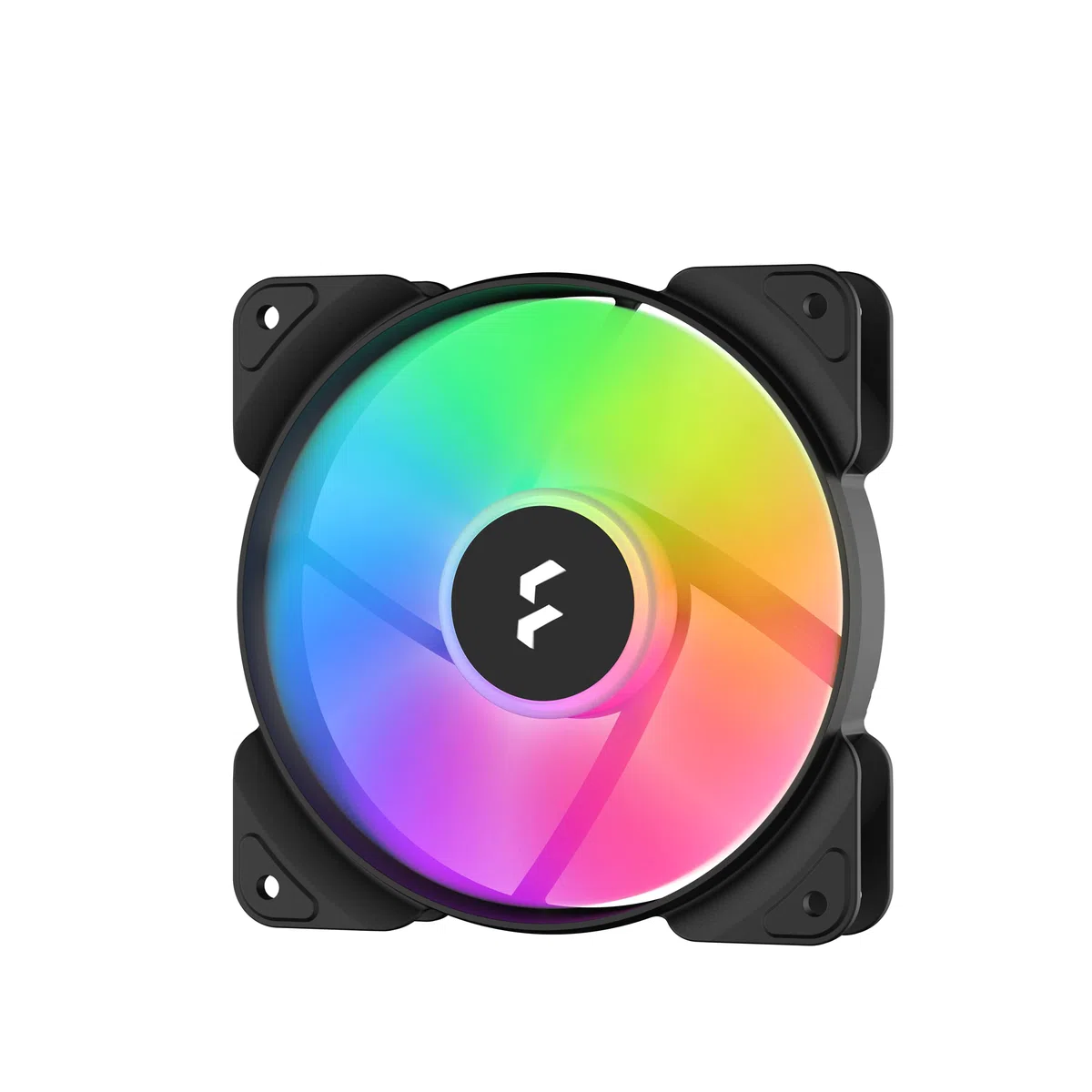 Fractal Design Aspect 12 RGB 120 mm PWM Wide 500-2000 RPM Range Black Frame 3-pack Computer Fan