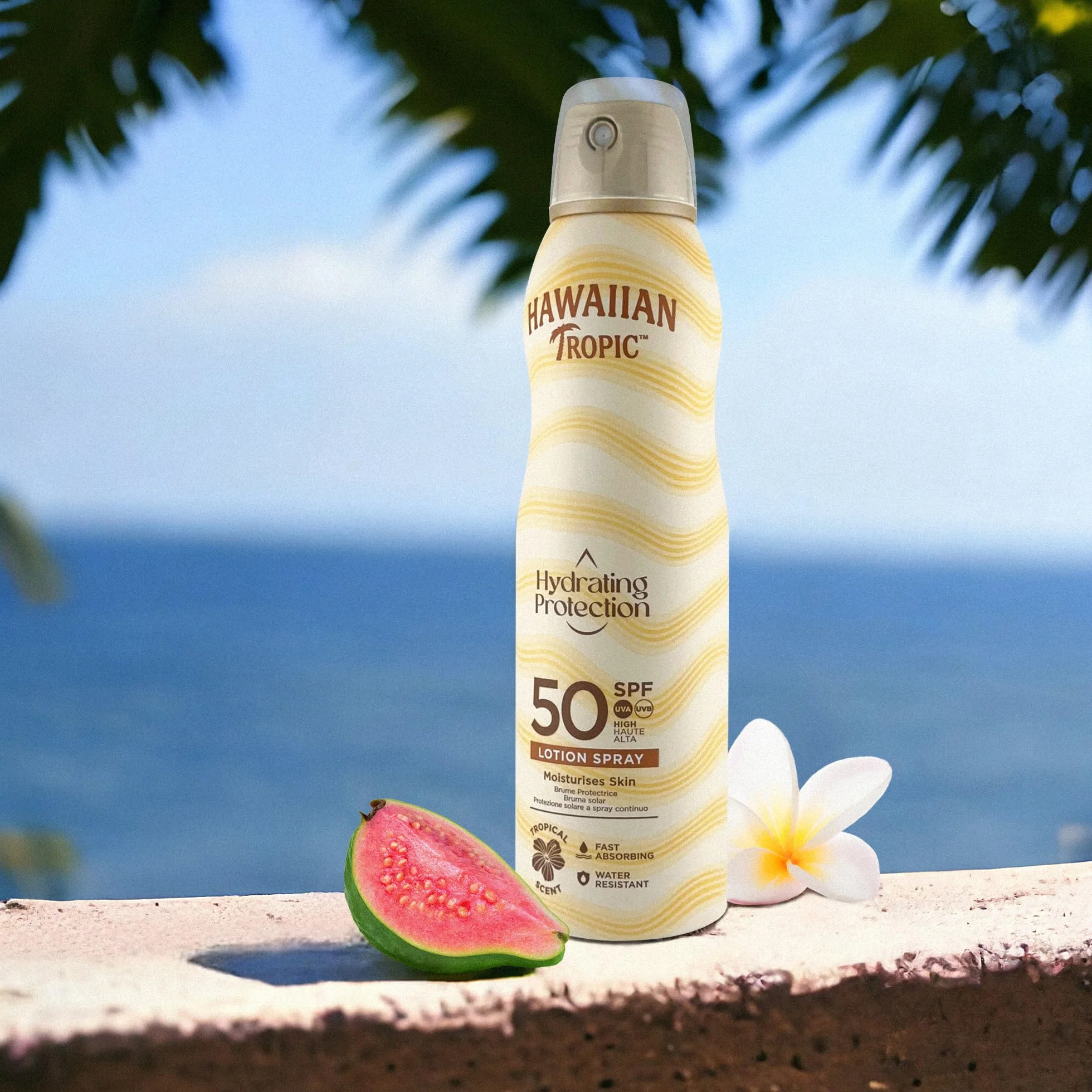 Hawaiian Tropic Brume protectrice hydratante SPF 50 Protection UVA UVB 220ml